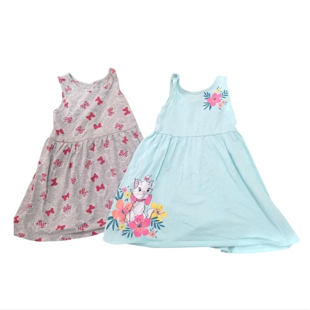 Disney Minnie Mouse & Marie Aristocats Girls' Dresses Size 4/5 Bundle